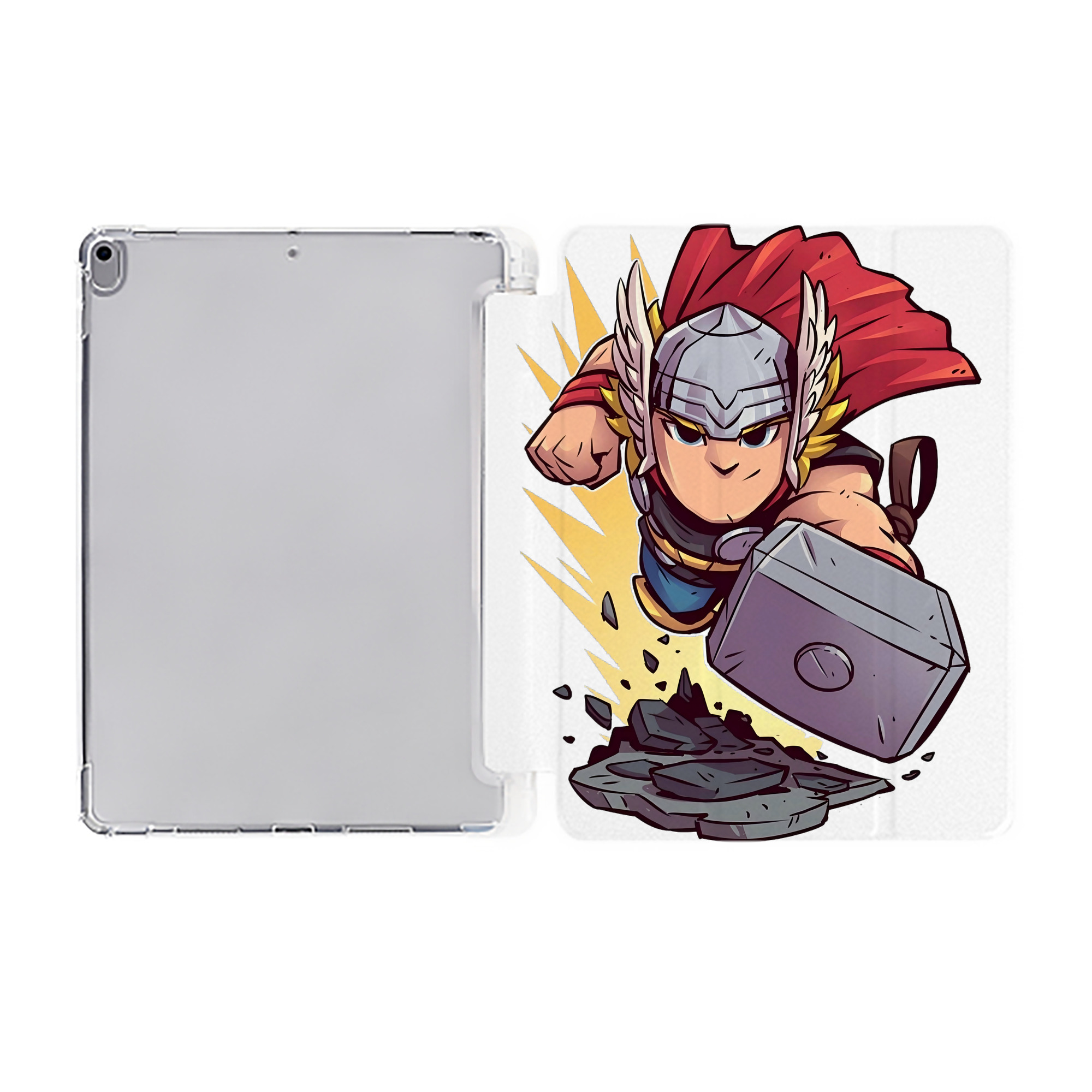 （画像用） アベンジャーズ The Avengers IPad ケース ペン収納付き 三つ折りスタンド PUレザー×シリコン 対応機種9.5/10.5/10.9インチ